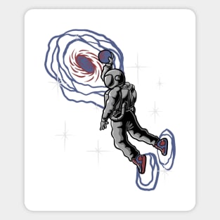 Astrounaut Basketball Magnet